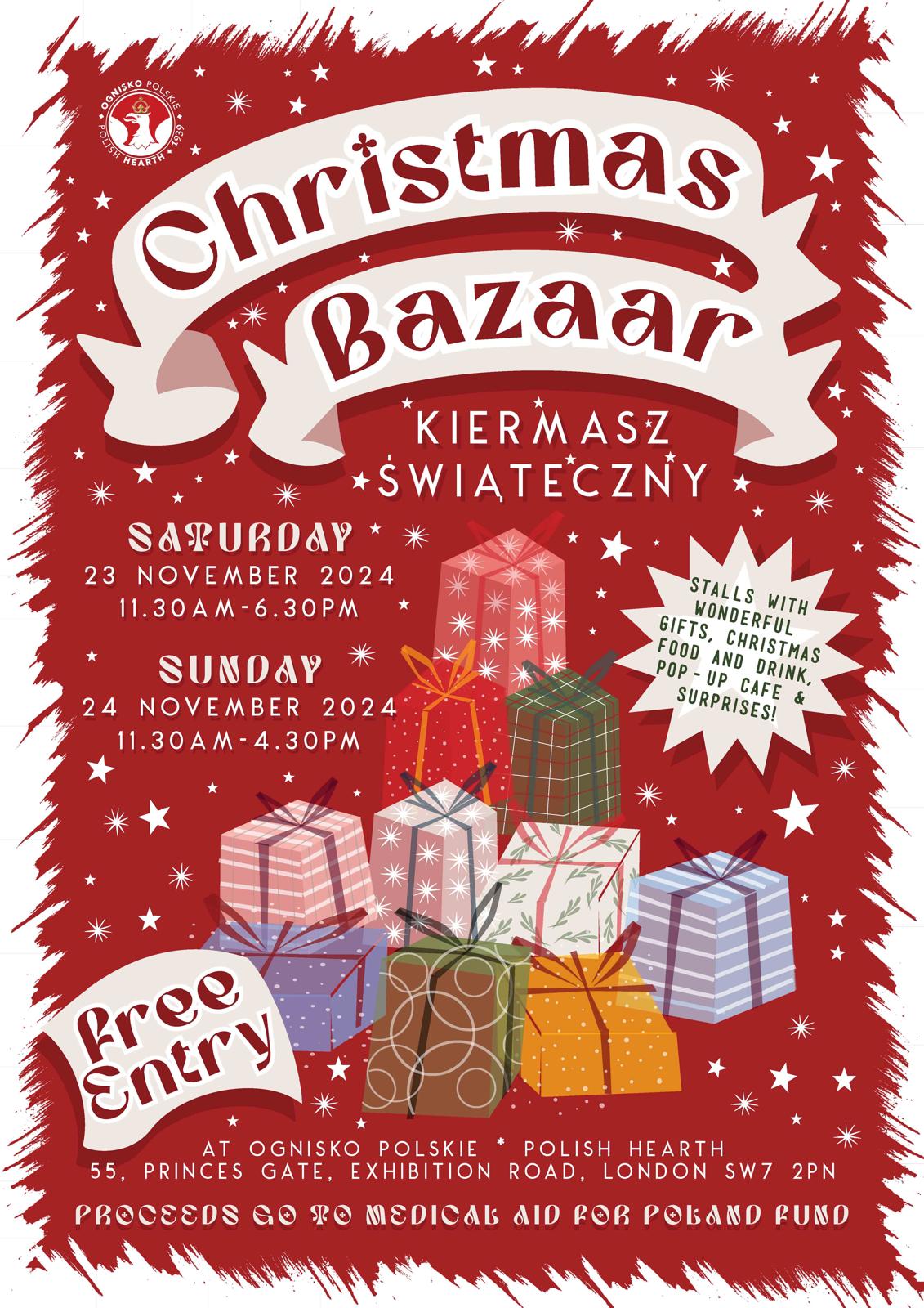 Christmas Bazaar Kensington 2024